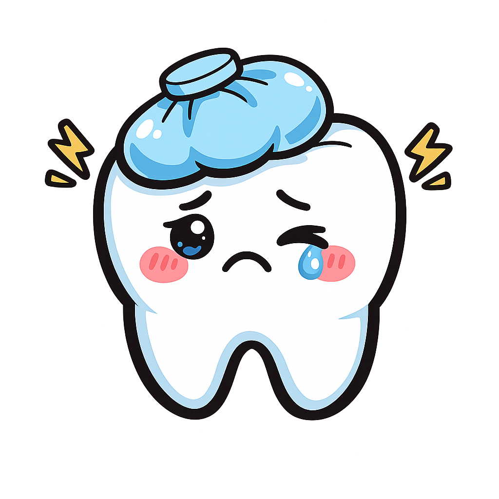 Tooth with Ice Pack