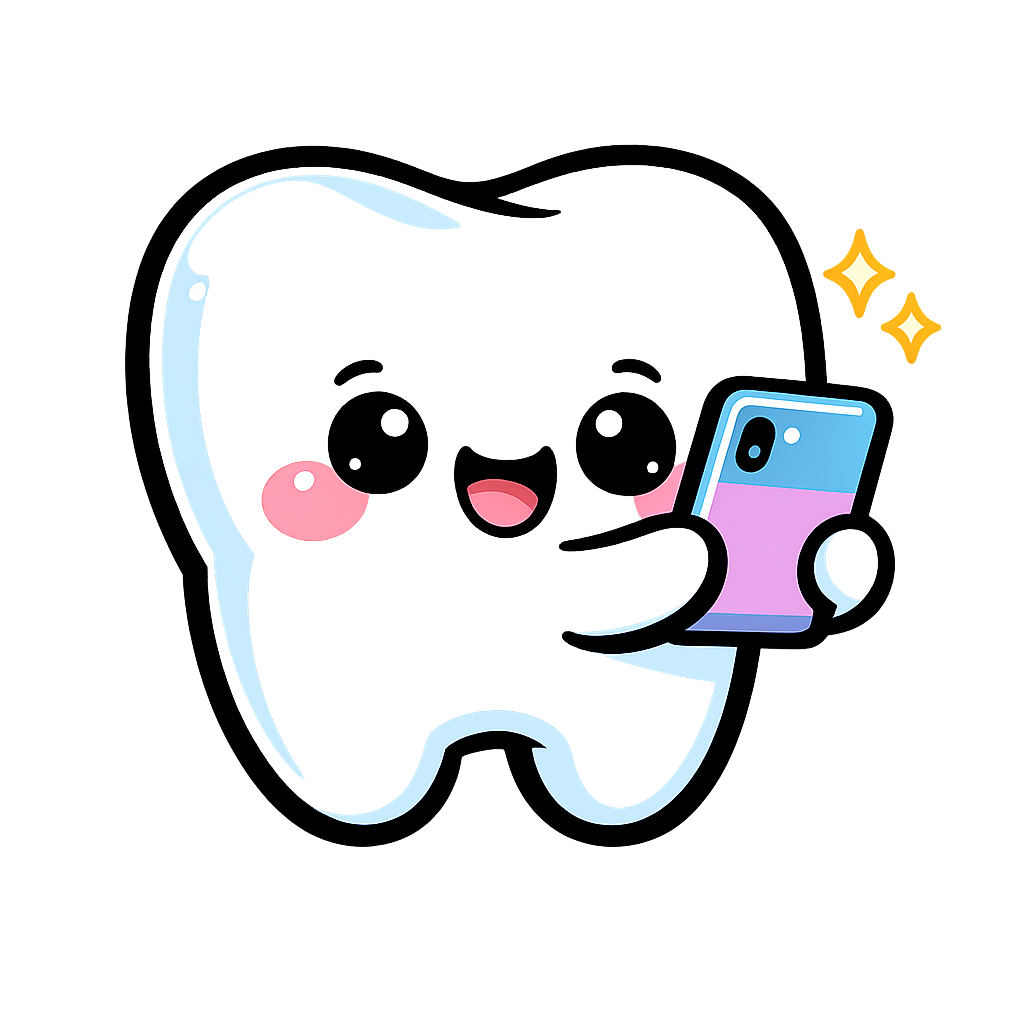 Tooth with Phone